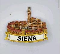 CALAMITA MAGNETE FRIGO 3D SOUVENIR PIAZZA SIENA TOSCANA