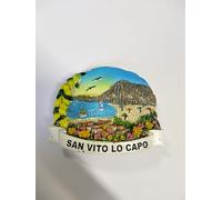 CALAMITA MAGNETE FRIGO 3D SOUVENIR SAN VITO LO CAPO SICILIA