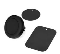 Calamita per Cellulare Auto, Supporto Cellulare Auto Magnetico Universale, Rotazione 360°, 2 placche piastre metalliche incluse, Compatibile con iPhone, Samsung Galaxy, Xiaomi, Huawei, LG e altri