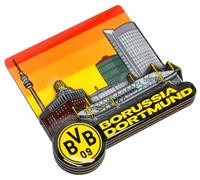 Calamita per frigorifero Borussia Dortmund con skyline 3D, BVB 09