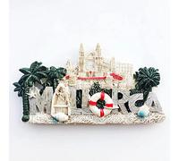 Calamita per frigorifero con cattedrale di Palma Maiorca Spagna, decorazione magnetica per frigorifero, adesivo in resina, souvenir