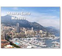 Calamita per frigorifero Costa Azzurra di Francia, Stato Monaco, Capitale Monte-Carlo
