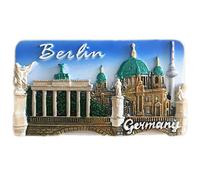 Calamita per frigorifero in resina 3D con città di Berlino, in Germania, forte souvenir turistico, magnete cinese, fatto a mano, creativo, decorazione per casa e cucina, adesivo magnetico (Berlino)