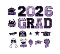 Calamita per l'auto,20 pezzi riutilizzabili decorazioni originali per veicoli - 2026 Calamite Auto per Laureati e Decalcomanie Frigorifero,Per Porte Garage, Frigoriferi, Lavastoviglie, a Microonde