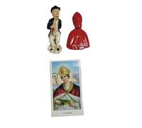 calamite 8-9 cm eroi di napoli totonno e san gennaro e santino per protezione casa o auto non correre da mettere proteggimi buon viaggio, o per bar ristoranti pizzerie