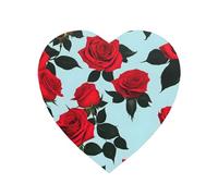 Calamite da frigo con stampa di rose rosse, per casa, cucina, ufficio, accessori per decorazioni natalizie