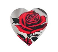 Calamite da frigo con stampa di rose rosse, per casa, cucina, ufficio, accessori per decorazioni natalizie