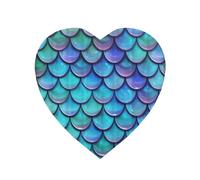 Calamite da frigorifero con stampa a squame di pesce a forma di sirena, per casa, cucina, ufficio, classe, vacanze, accessori regalo