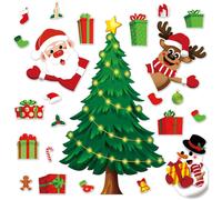 Calamite festive per frigo per cucina e decorazione natalizia con renne Babbo Na