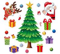 Calamite festive per frigo per cucina e decorazione natalizia con renne Babbo Na