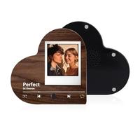 Calamite Frigorifero Cuore Personalizzate con Musica - Magnete da Frigorifero con Canzone Spotify Foto e Testo - Regalo Personalizzato per Coppia Natale Compleanno Anniversario (Stile 9)