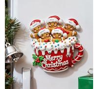 Calamite Frigorifero Personalizzate Magneti da Frigorifero con nome Calamite Frigo della Famiglia di Pan di Zenzero Regali Natale Decorazioni per Uomo Donna
