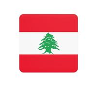 Calamite magnetiche rotonde da frigorifero con bandiera del Libano per una cucina vivace: durevoli con magnetismo duraturo