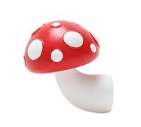 Calamite per frigorifero 3D a forma di fungo rosso, in resina, decorazione per frigorifero