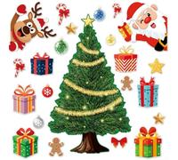 Calamite per frigorifero stagionali progettate per la cucina, per frigorifero e decorazione dell'albero delle vacanze, inclusi personaggi festivi come Babbo Natale e renna per un'atmosfera festiva
