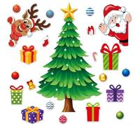 Calamite per frigorifero stagionali progettate per la cucina, per frigorifero e decorazione dell'albero delle vacanze, inclusi personaggi festivi come Babbo Natale e renna per un'atmosfera festiva