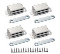 Calamite per Mobili Chiusura,4 pcs Chiusure Magnetiche Chiusura Magnetica Calamita Magnetica Calamite Potenti Calamita Porta Magnete per Armadietto Ante