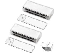 Calamite per Mobili Chiusura Potenti Adesive, Calamita Serratura Magnetica Potenti Adesivi per Porta,Armadietto Magnete per Porta Magnetica per Ante Adesivo Chiusura Magnetica Chiusura Porta,2PC