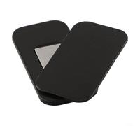 Calamite per Mobili Cucina 5 Set per invisibili Calamite per(Black 5 Set) | Acciaio , per forza 4kg, design invisibile 4mm, per ideale cucina bagno, installazione adesiva