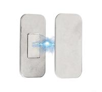 Calamite per Mobili Cucina 5 Set per invisibili Calamite per(Silver 1 Set) | Acciaio , per forza 4kg, design invisibile 4mm, per ideale cucina bagno, installazione adesiva