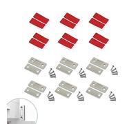 Calamite Per Mobili Ultra Sottile - Set Di 6 Pezzi Con Adesivo, Chiusura Magnetica Per Porte, Cassetti E Ante Di Mobili, Installazione Facile Senza Perforazioni, Magnete Fino E Potente