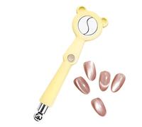 Calamite per Unghie Bacchetta Magnetica a Forma di Orso 5-in-1 per Manicure | bacchetta gel unghie scintillante Salone matrimonio uso quotidiano casa studio San festa di compleanno