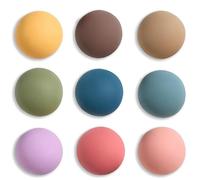 Calamite Rotonde per Frigorifero, 9 Magneti Colorati e Potenti per Lavagna Bianca per Bambini Piccoli Calamite Decorative per Frigorifero Calendario Armadietto Blocco Note Cucina Ufficio Scuola