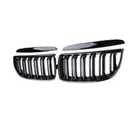 Calandra Anteriore Griglia Da Corsa Grill ABS Auto Paraurti Anteriore Griglie Per BMW E90 E91 Serie 3 323I 328I 335I 330I 325I 2005-2007 2008 Griglia Ventilazione(Nero lucido)
