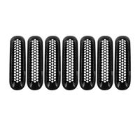 Calandra Anteriore Per Jeep JK Per Wrangler 2007-2017 7PCS Auto Paraurti Anteriore Griglie Radiatore Sportive Griglia Esterna Modifica Parti Di Ricambio Griglia Ventilazione