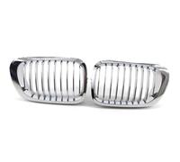 Calandra Compatibile Con BMW Per E46 325Ci 330Ci Serie 3 1999 2000 2001 2002 1 Coppia Rene Anteriore Griglia Cromata Maglia Paraurti Auto Da Per Corsa