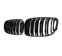 Calandra Compatibile Con BMW Per E81 E82 E87 E88 128i 130i 135i 2007-2013 Griglie Del Cofano Anteriore Nero Lucido Griglia A Doppio Rene