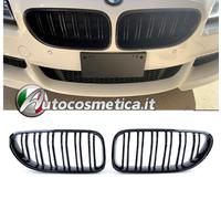 Calandra coppia griglie reni nero lucido per BMW Serie 6 GT F06 F12 F13 2011+