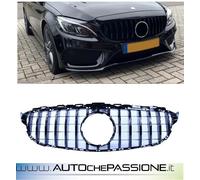 Calandra/Griglia nera GT R Mercedes Classe C W205 Senza Camera