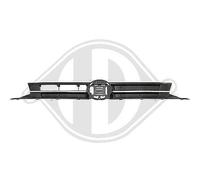 Calandra griglia radiatore superiore POLO 17- R-LINE nero con listello argento