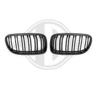 Calandra griglia TUNING M-look Serie3 E90 E91 LCI 08-11 nero lucido doppio liste