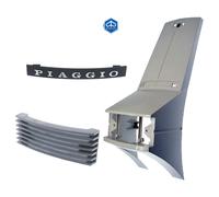 CALANDRA NASELLO GRIGLIA GRIGIO LOGO TARGHETTA PER VESPA PX 125 150 200 ARCOBALE