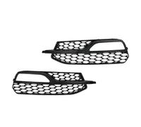 Calandra Nero Lucido Per A3 S-Line S3 2014 2015 2016 Griglia Racing Per Fendinebbia A Nido D'ape Anteriore(Glossy Black)