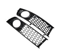 Calandra Nero Lucido Per A4 B6 01-05 OE 8E0807681 8E0807682 Coppia Griglie Fendinebbia Laterali Paraurti Anteriore Anteriore