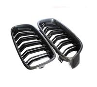 Calandra Nero Lucido Per BMW Serie 3 F30 F31 F35 F80 Coppia Di Griglie Anteriori A Rene In Carbonio Nero Opaco Lucido Colori Anteriore(Gloss Black)