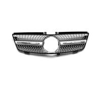 Calandra Per Mercedes Per Benz Per W164 Per Classe ML 2005 2006 2007 2008 Accessori Tuning Racing Griglia Anteriore Paraurti(Silver Front Grille)