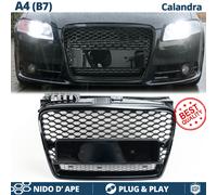CALANDRA Tuning PER Audi A4 B7 Griglia Nera NIDO D' APE Mascherina RS Style