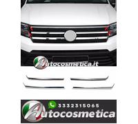 Cornici modanature in acciaio cromo griglia calandra per VW Crafter 2017-2023