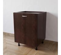 Calandrelli Base Cucina L 60 P 55,5 H 72 cm Wengè 1 Anta