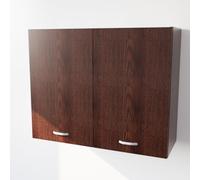 Calandrelli Pensile Cucina H 72 L 90 P 33 cm Wengè 2 Ante | materiale nobilitato