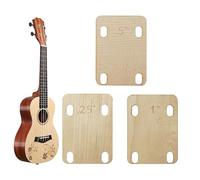 Calas Mastil Chitarra, Set Di Cale In Legno Di Acero Massello, Inclinazioni 0,25/0,5/1, Strumento Luthier Per Regolazione Mastil Bolt-On, Azione E Intonazione, Per Chitarre Elettriche