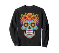 Calavera di Halloween Sugar Skull Felpa