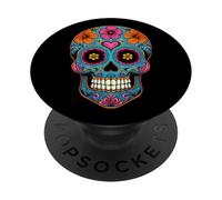 Calavera di Halloween Sugar Skull PopSockets PopGrip Adesivo