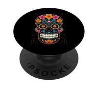 Calavera di Halloween Sugar Skull PopSockets PopGrip Adesivo