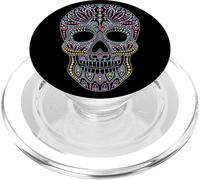 Calavera huichol Day The Dead Sugar Skull Dia De Los Muertos PopSockets PopGrip per MagSafe