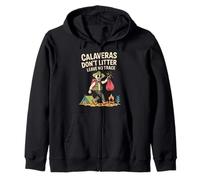 Calavera Non Lascia Traccia - Skeleton Protect nei parchi Nazionali degli Stati Uniti Felpa con Cappuccio